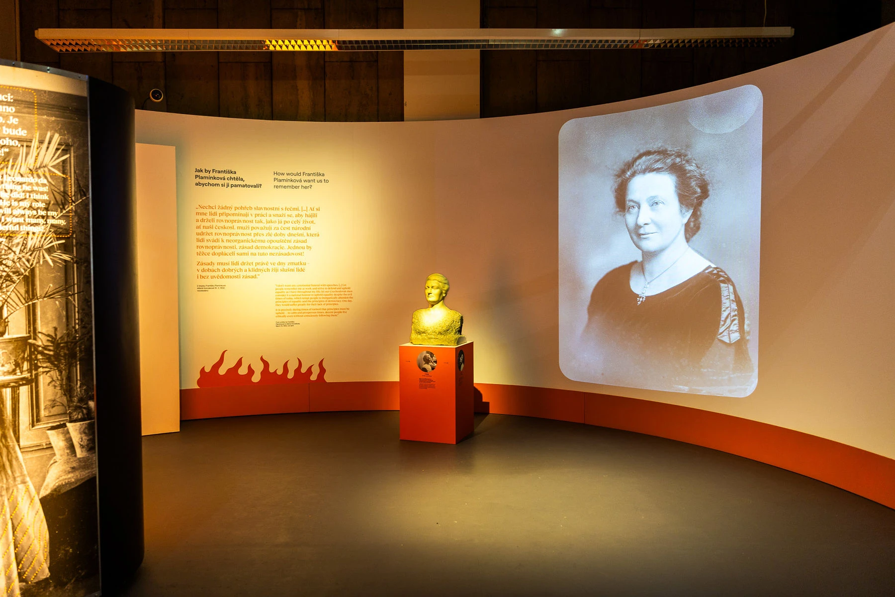 Výstava Plamínková v Národním muzeu